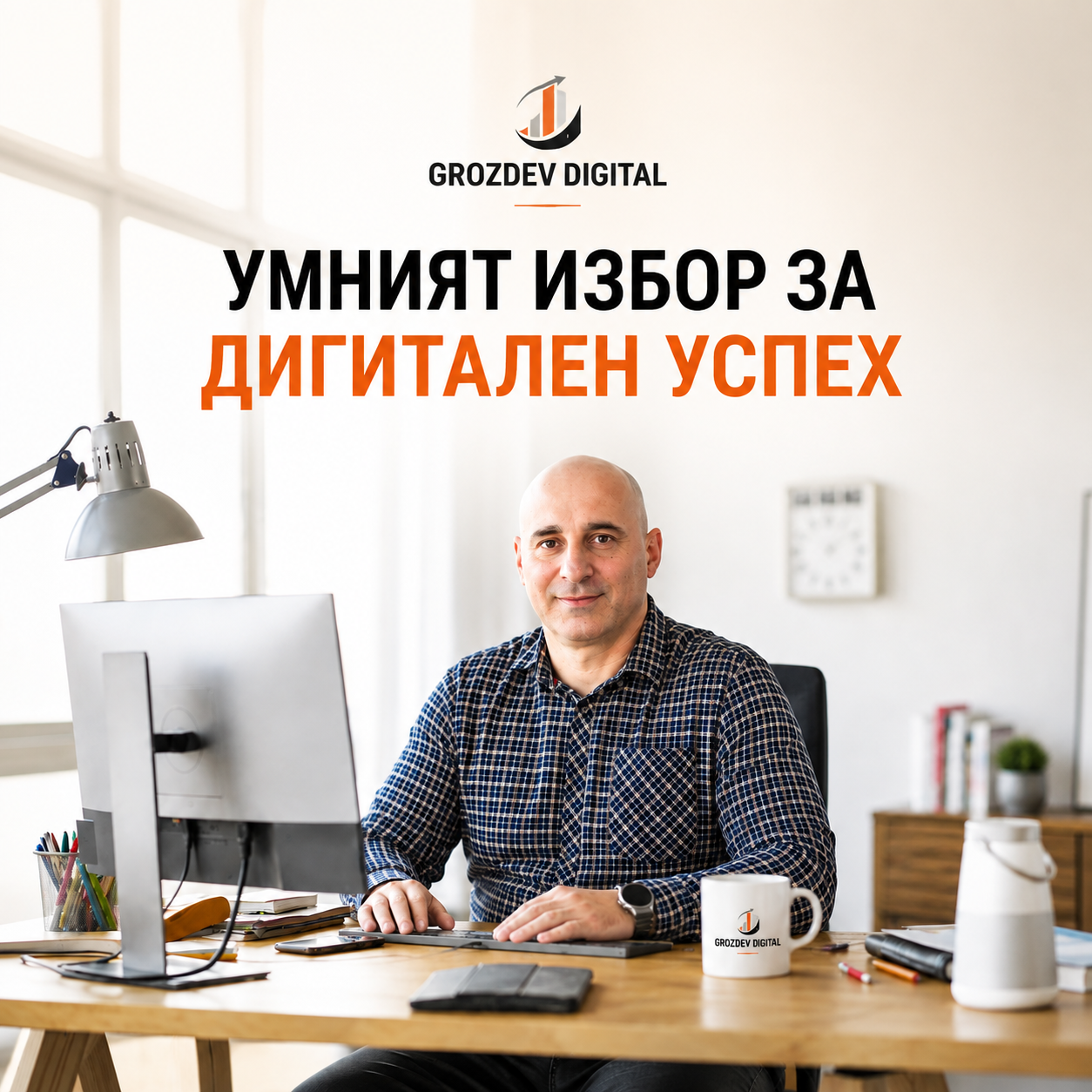 Атанас Гроздев — основател на Grozdev Digital, уеб разработка и дигитален маркетинг
